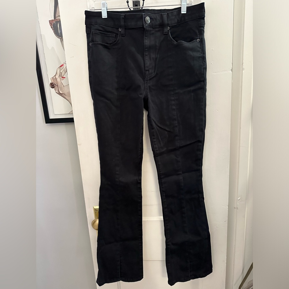 American Eagle Next Level Stretch Split Flare Jean